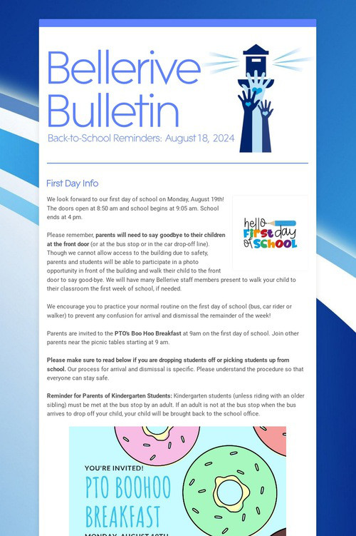 Bellerive Bulletin