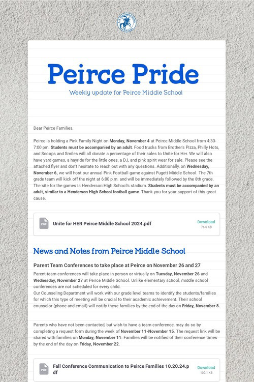 Peirce Pride