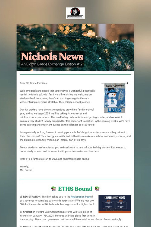 Nichols News