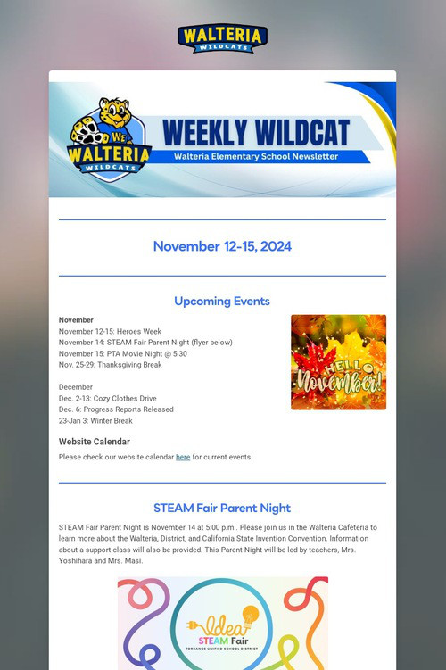 Weekly Wildcat
