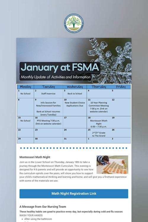 January at FSMA