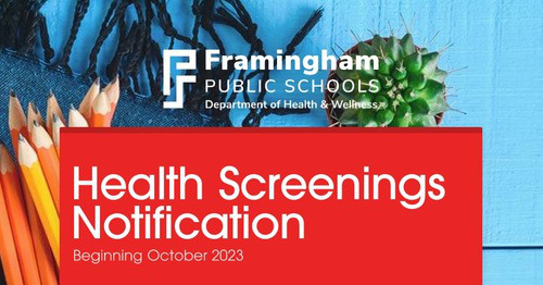 Health Screenings Notification