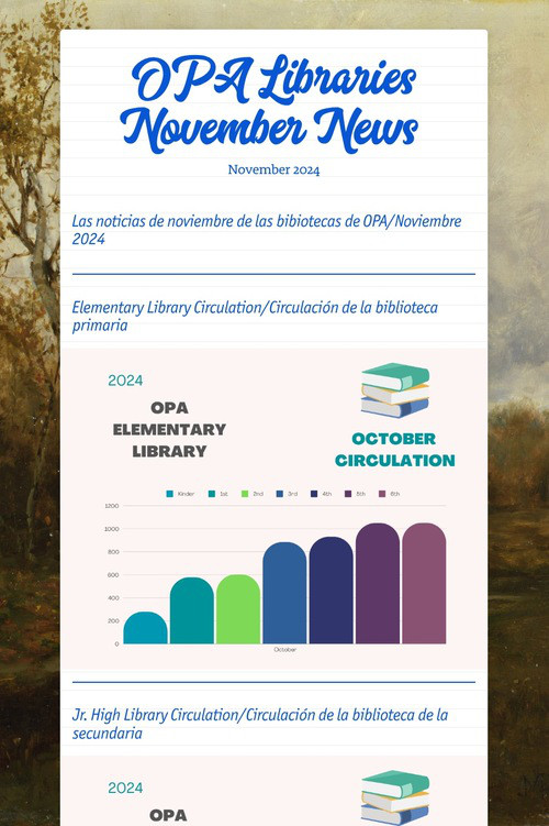 OPA Libraries November News