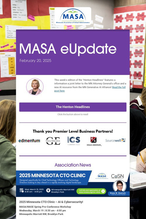 MASA eUpdate