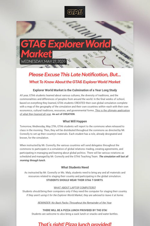 GTA6 Explorer World Market