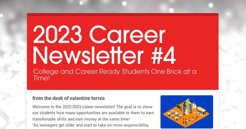 2022 Career Newsletter #4