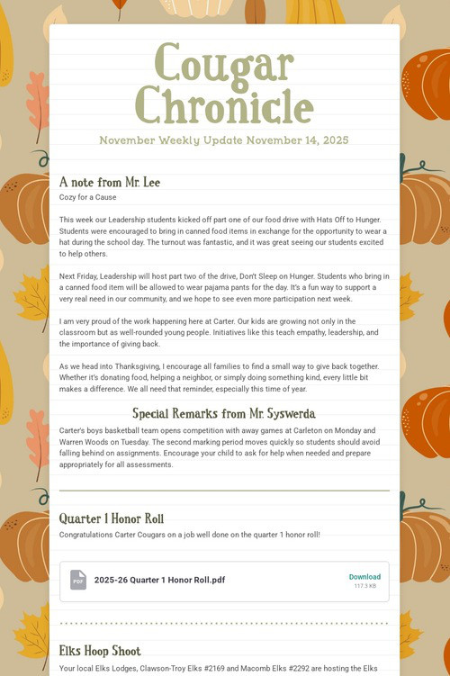Cougar Chronicle