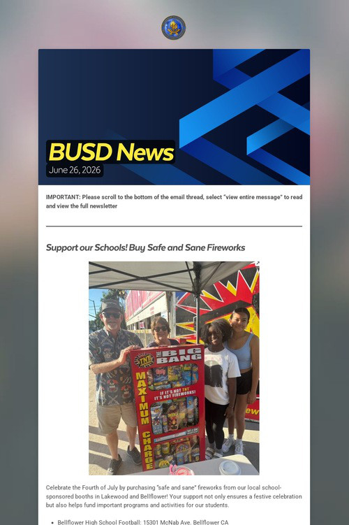BUSD News