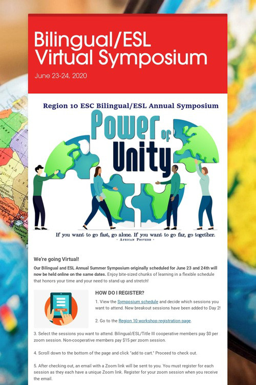 Bilingual/ESL Virtual Symposium