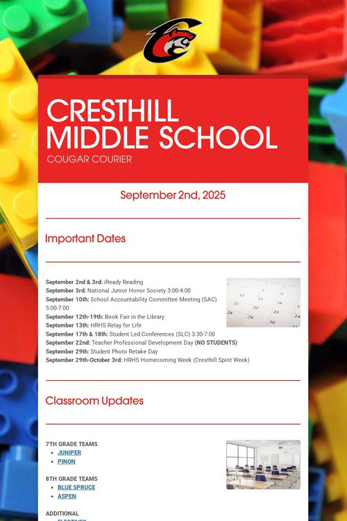 CRESTHILL MIDDLE SCHOOL