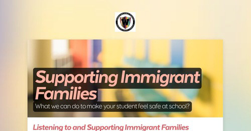 Supporting Immigrant Families