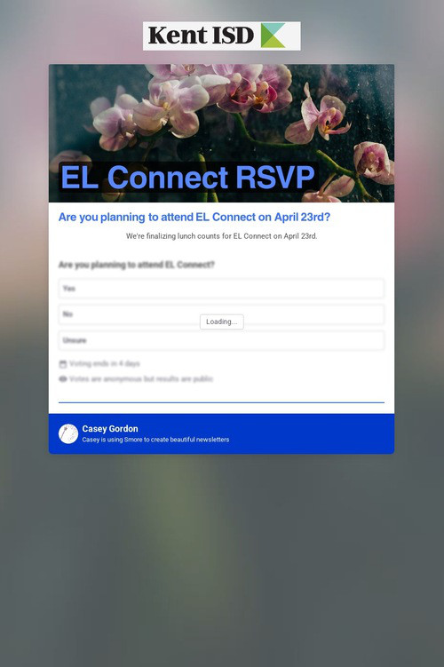 EL Connect RSVP
