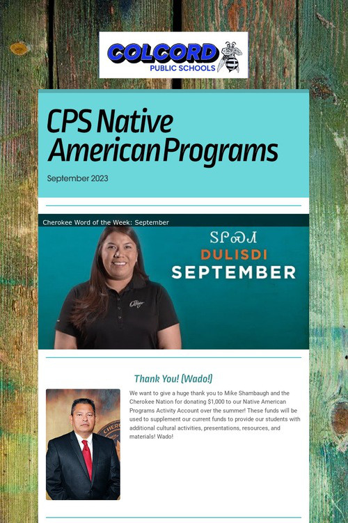September 2023- NA Programs