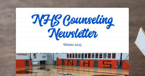 NHS Counseling Newsletter | Smore Newsletters for Education