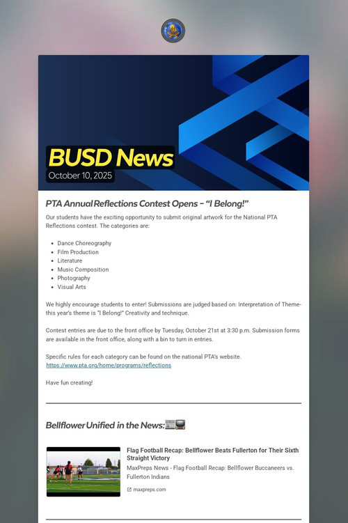 BUSD News