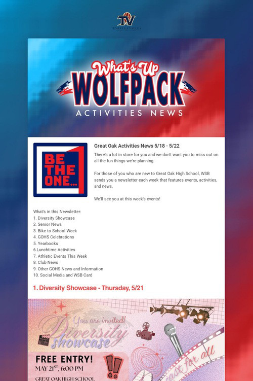 What's Up Wolfpack 5/18 - 5/22