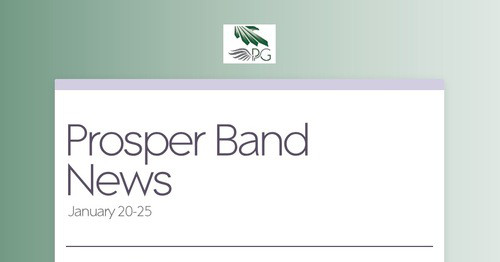 Prosper Band News