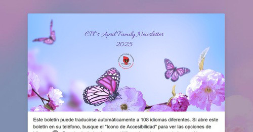CFL April Family Newsletter