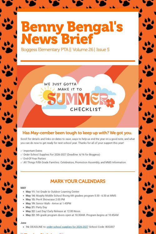 Benny Bengal's News Brief