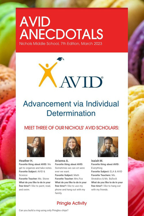 AVID ANECDOTALS