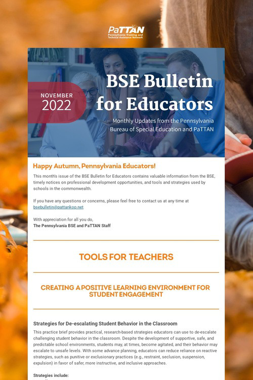 BSE Bulletin for Educators