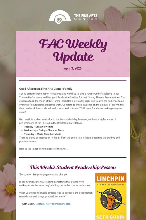 FAC Weekly Update