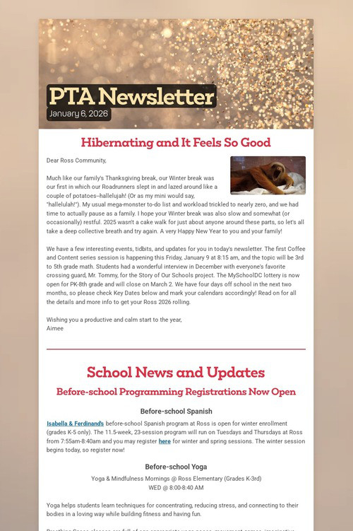 PTA Newsletter