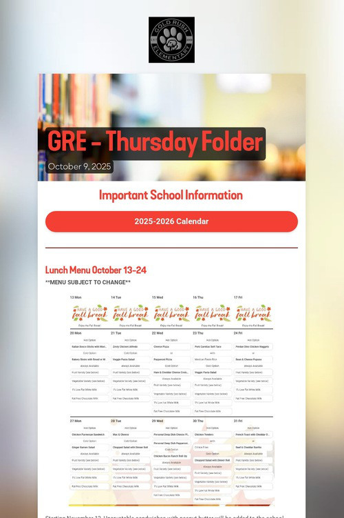 GRE - Thursday Folder