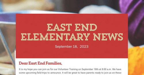 East End Elementary News