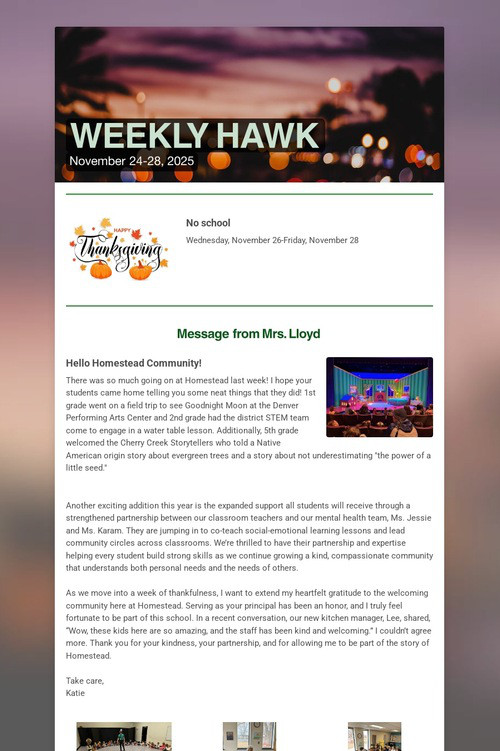 WEEKLY HAWK