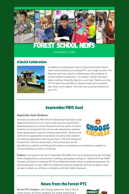 Forest Family News