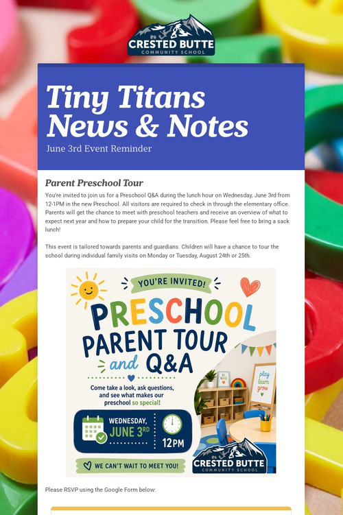 Tiny Titans News & Notes