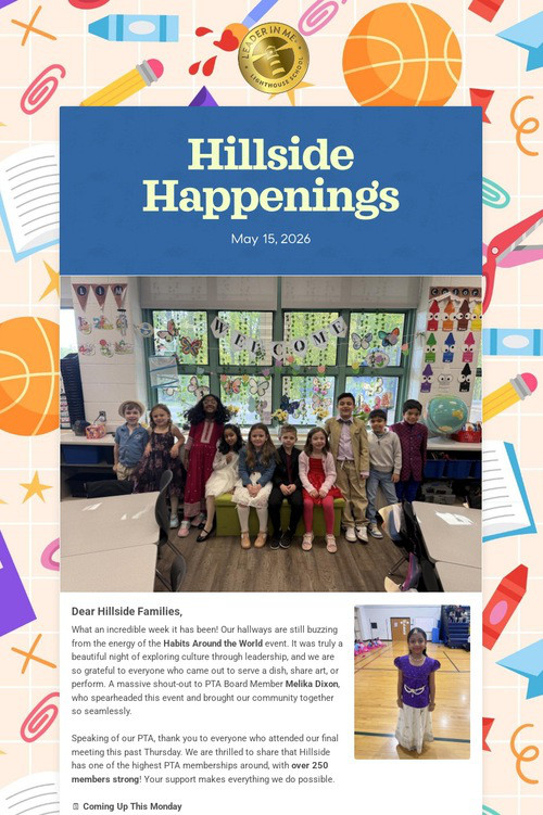 Hillside Happenings