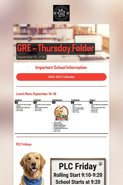 GRE - Thursday Folder