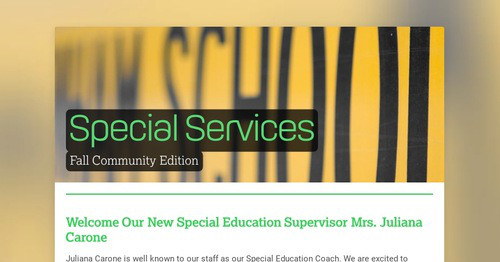 Special Services