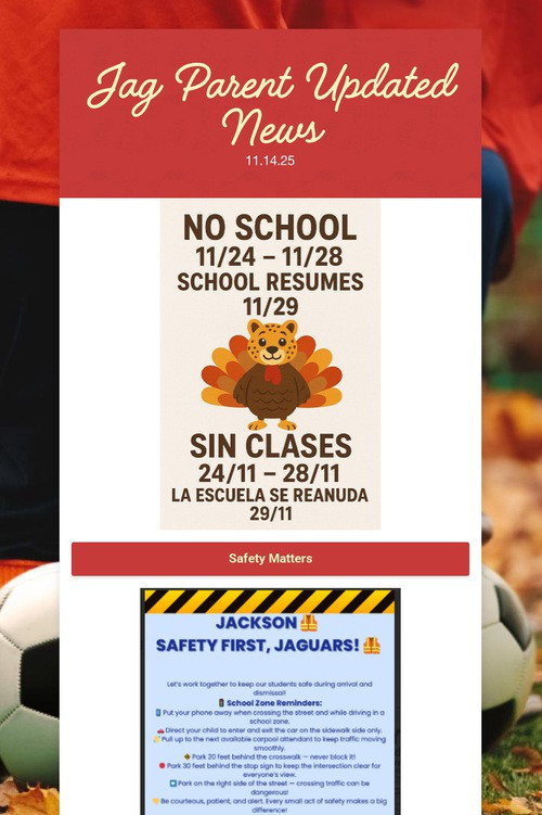 Jag Parent Updated News