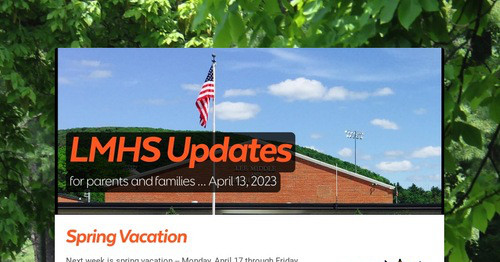 Lmhs Icon LMHS Updates