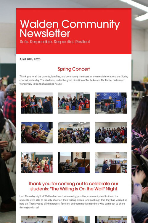 Walden Community Newsletter