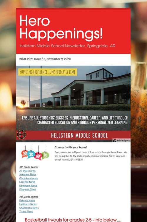 Hero Happenings!