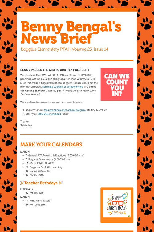 Benny Bengal's News Brief