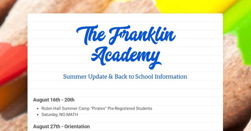 The Franklin Academy