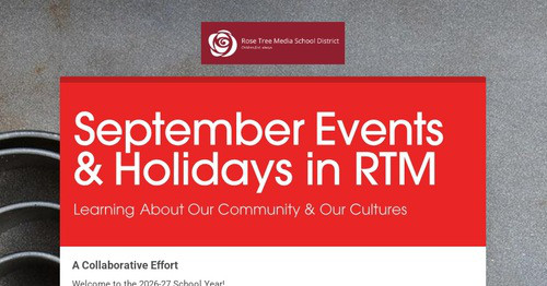 September Events & Holidays in RTM