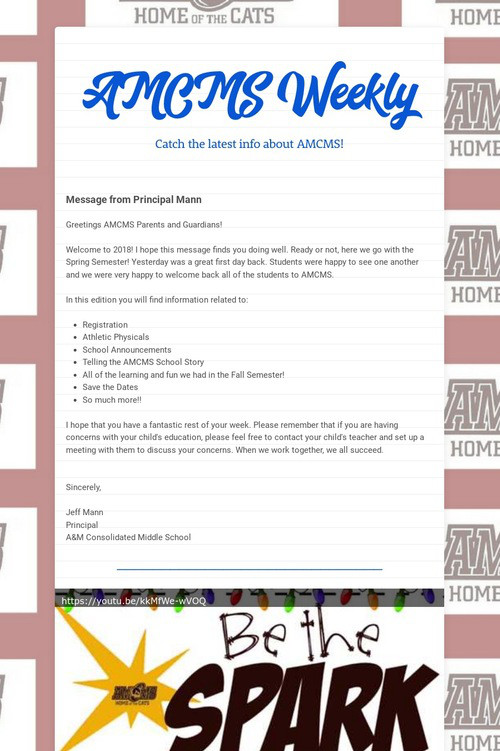AMCMS Weekly