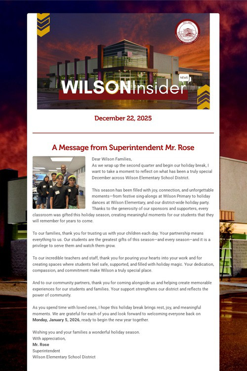 Wilson Insider