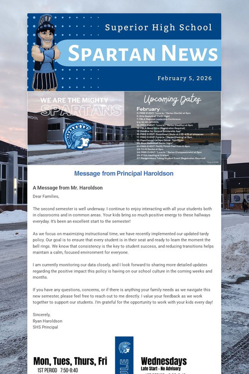 SHS Family News