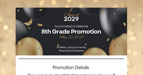 8th Grade Promotion 2025