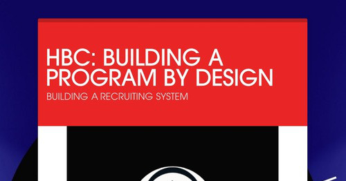 Building Your Program HBC: BUILDING A PROGRAM BY DESIGN | Smore Newsletters for Education