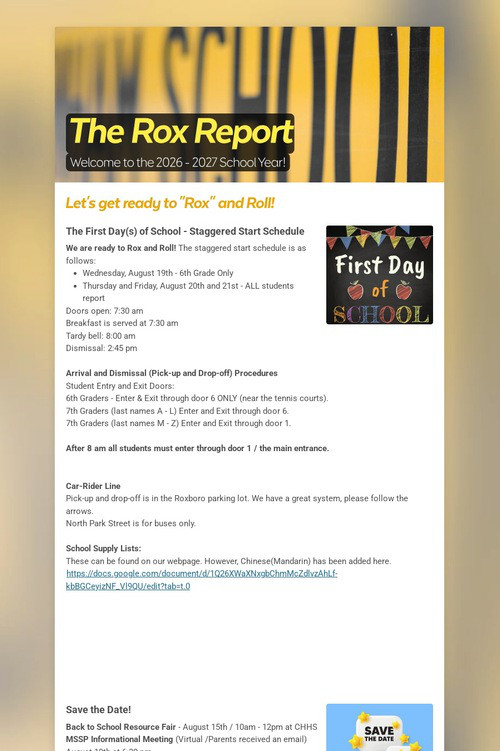 The Rox Report