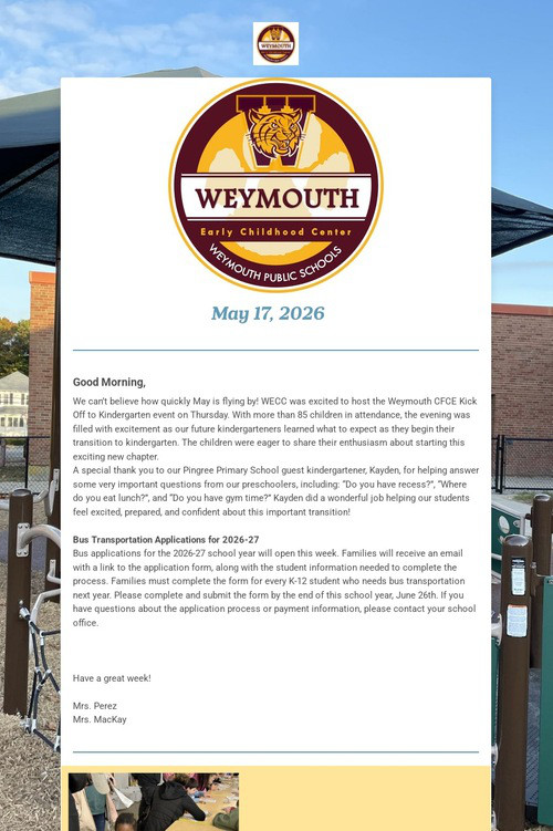 Weymouth Early Childhood Center