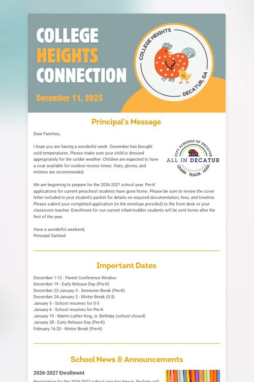 College Heights Connection